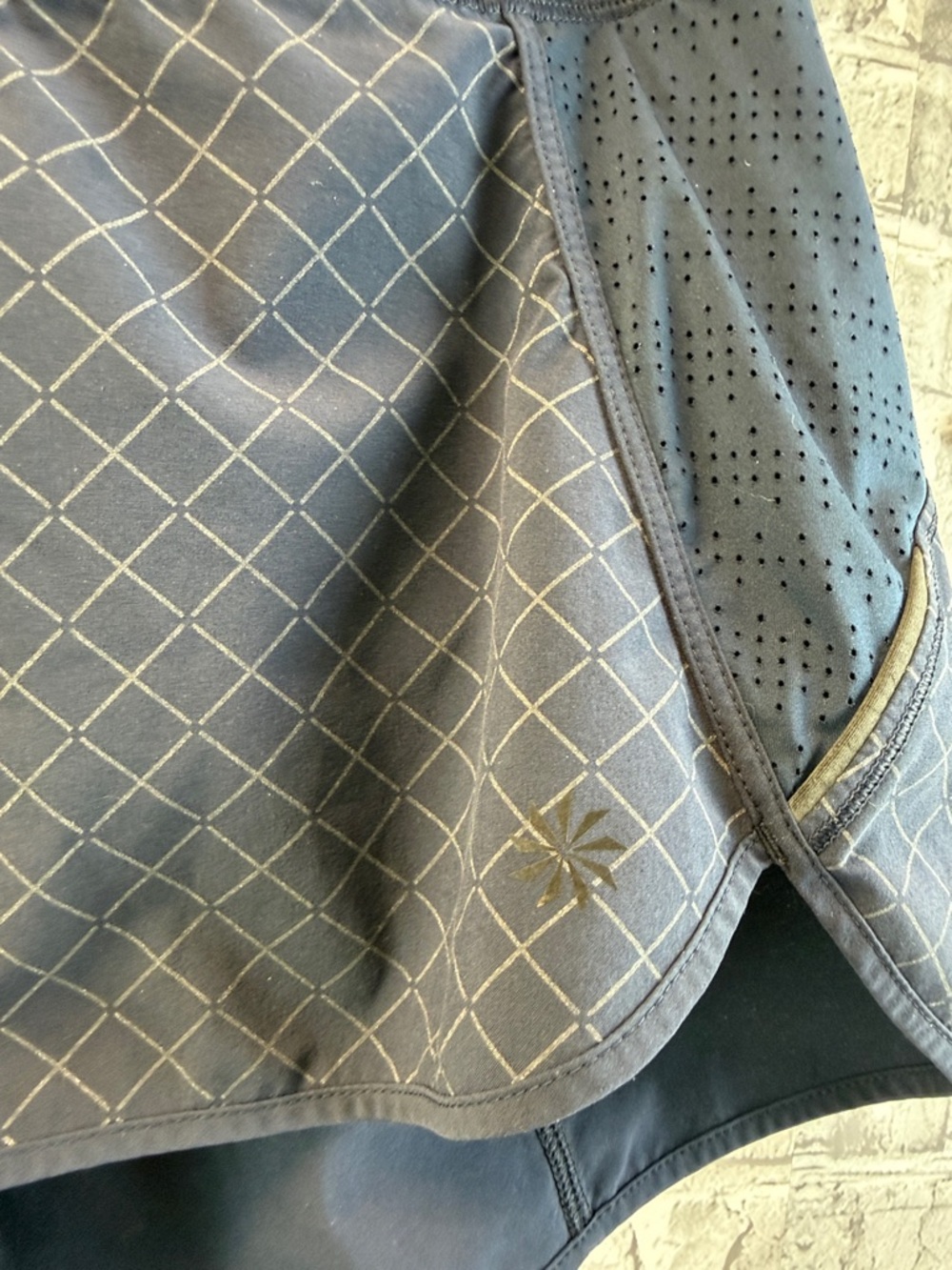 Athleta shorts with Diamond Print